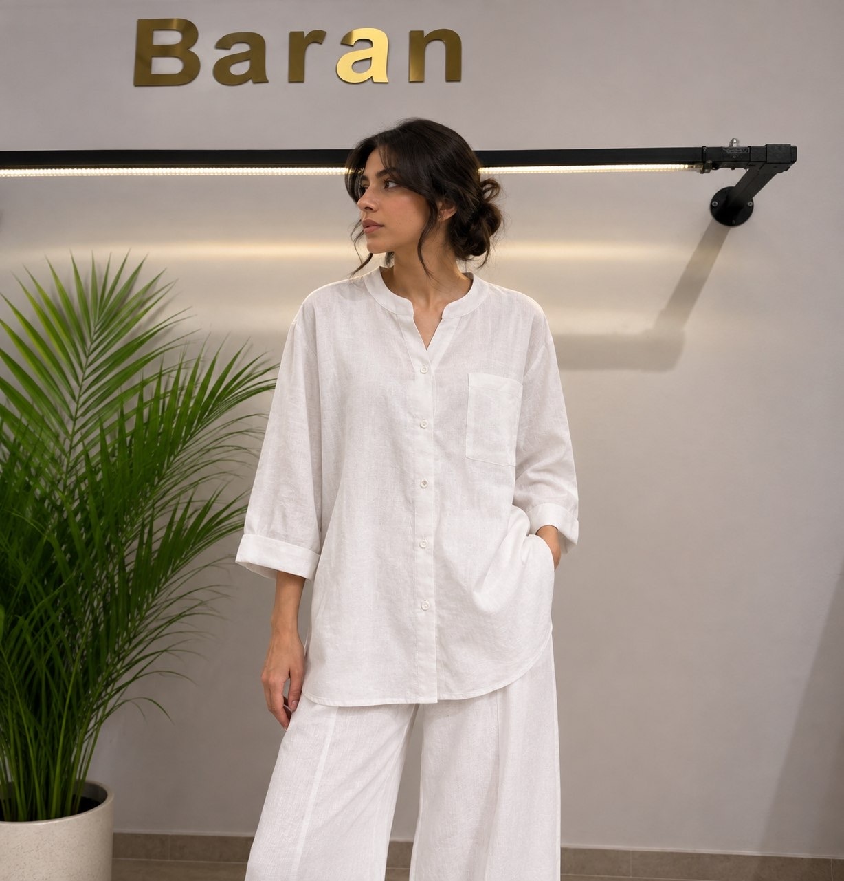 شومیز لینن ترک